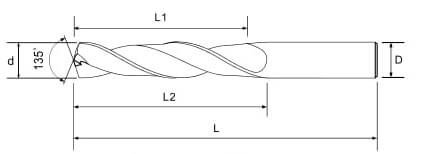 D10.3 x 79FL x 11SHK x 140OAL 5D for Aluminum Application